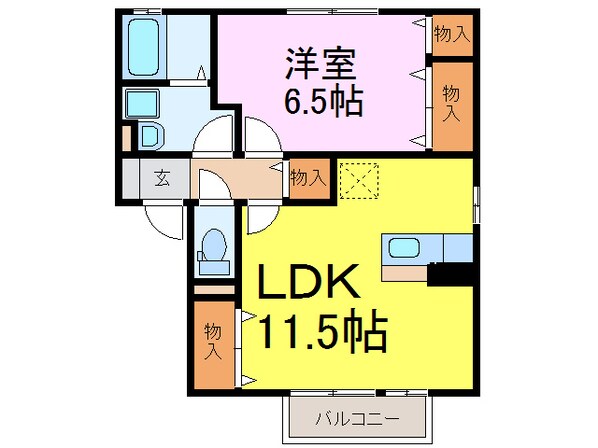 ブルートＣの物件間取画像